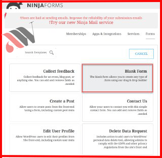 ساخت فرم با افزونه فرم ساز چند منظوره ninja forms 1