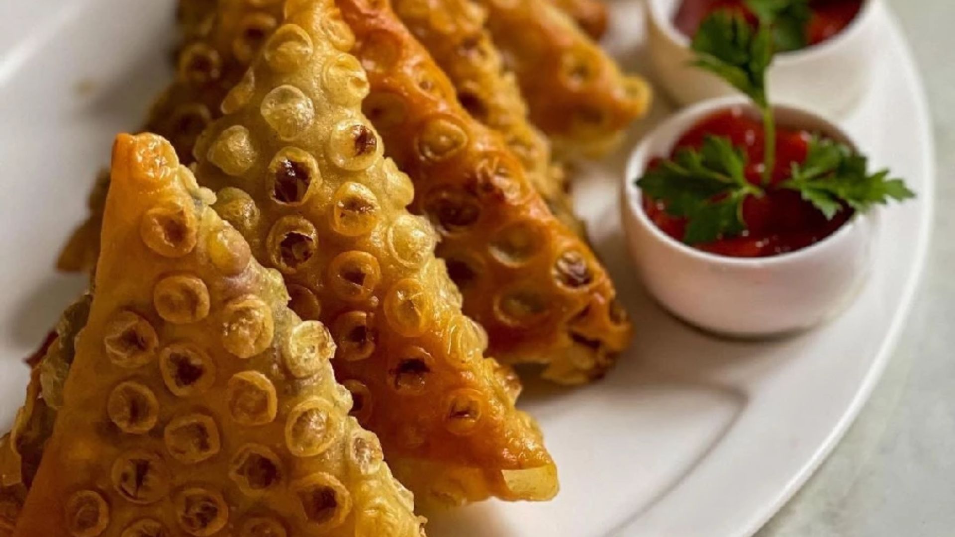 طرز تهیه سمبوسه در فر