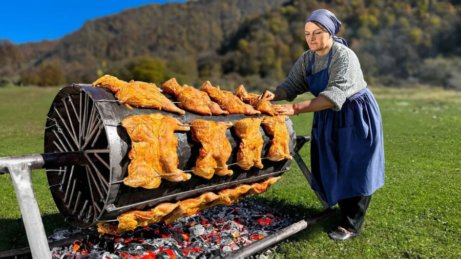 دستور پخت کباب مرغ به سبک روستایی آذربایجان: یک غذای لذیذ و محلی