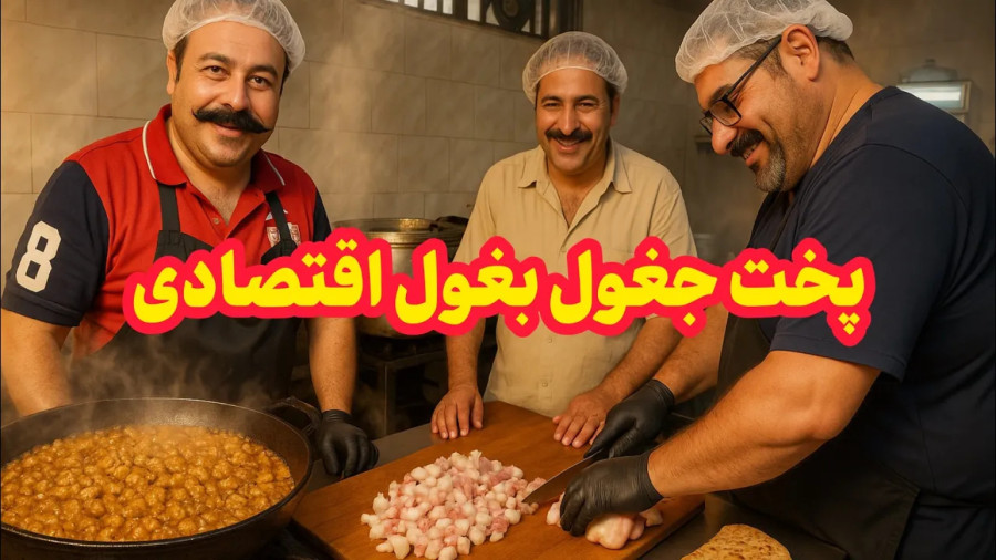 طرز تهیه جغول بغول اقتصادی با فرهادپز