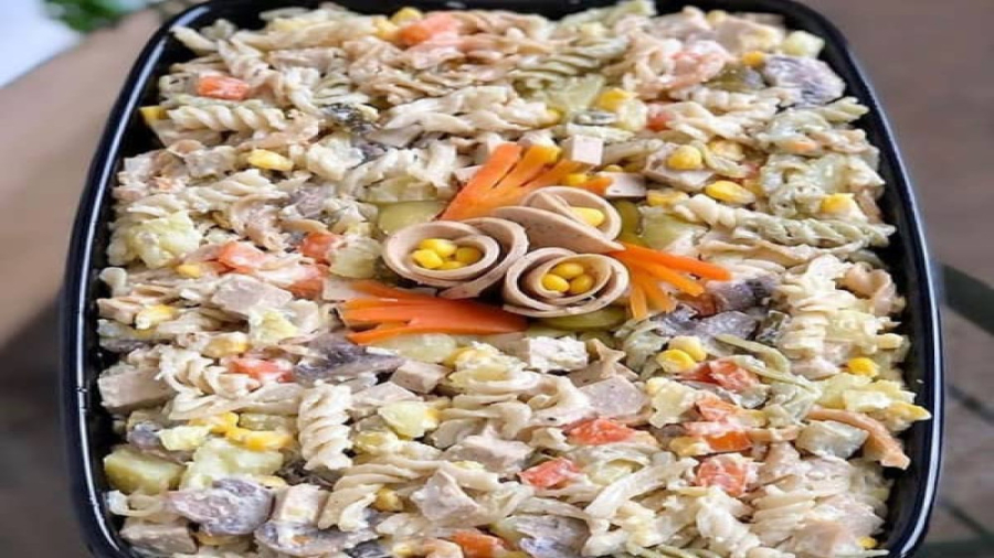 طرز تهیه سالاد ماکارونی فوری | آموزش درست کردن سالاد ماکارونی خوشمزه