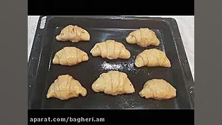 طرز تهیه  کروسان شکلاتی