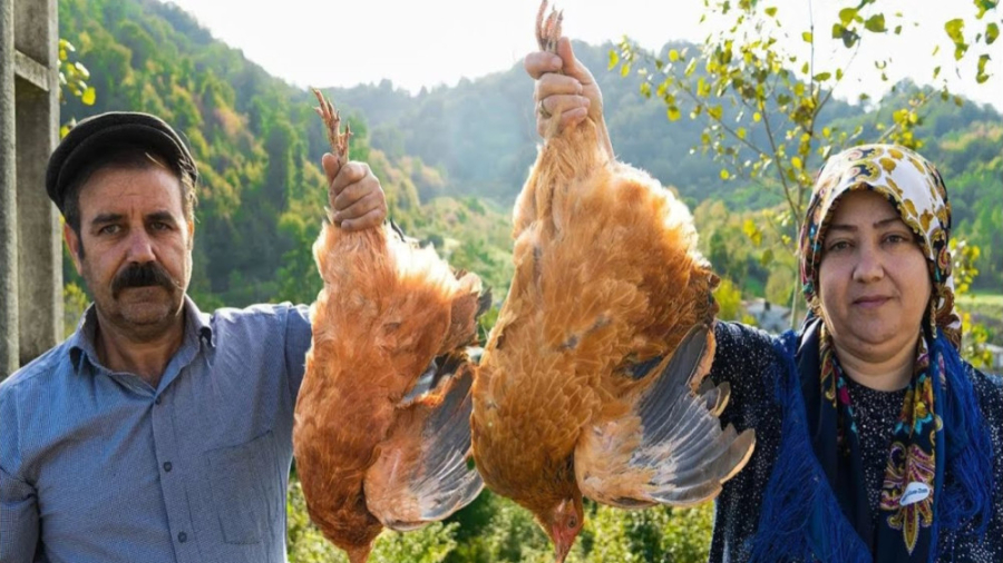 نحوه درست کردن مرغ سوخاری رستورانی - دستور پخت آسان روستایی