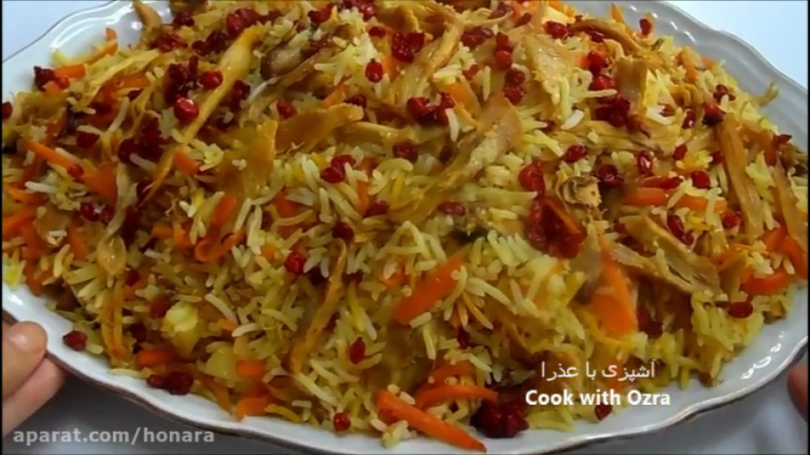 طرز تهیه هویج پلو مجلسی