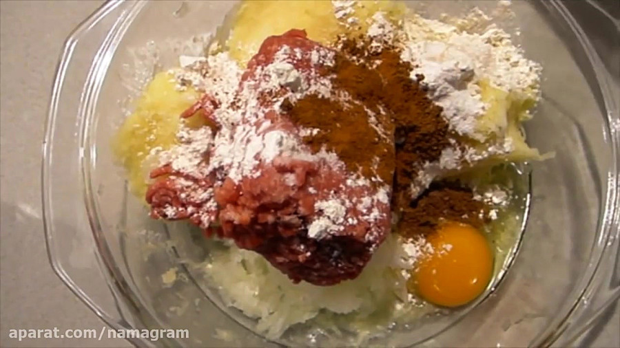 فیلم طرز تهیه شامی کباب