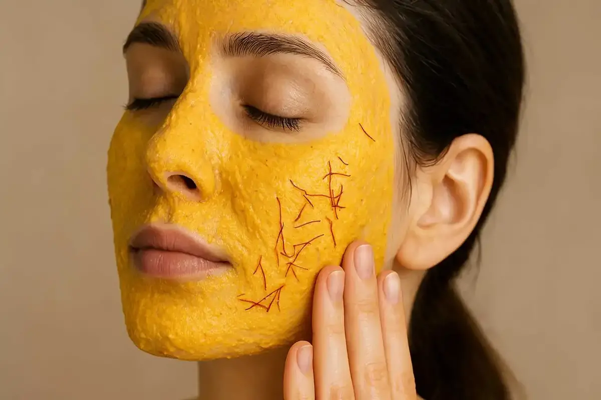 معجزه “طلای سرخ” برای پوست: ۵ ماسک خانگی برای درخشندگی فوری
