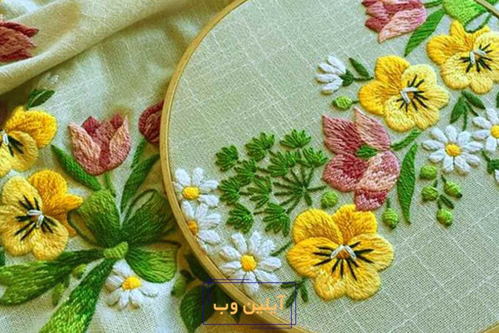 آموزش گلدوزی استامپ ورک