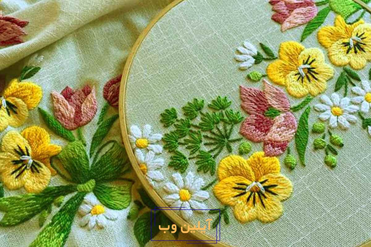 آموزش گلدوزی استامپ ورک