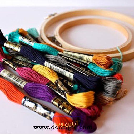 نخ مناسب گلدوزی