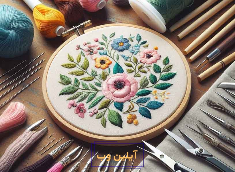 ابزار و مواد لازم برای شلال دوزی