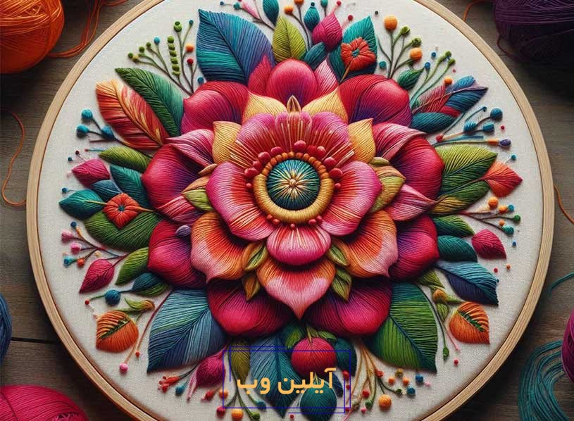 دوخت خشتی در گلدوزی: راهنمای کامل آموزش و اجرا