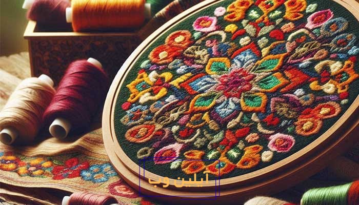 مراحل گلدوزی روی نمد: قدم به قدم
