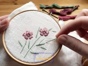 روش استفاده از کارگاه گلدوزی