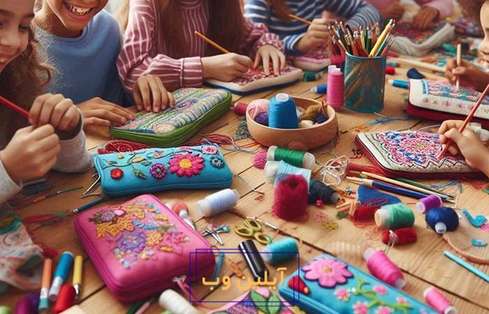 معرفی انواع نخ و سوزن مورد استفاده در این نوع گلدوزی