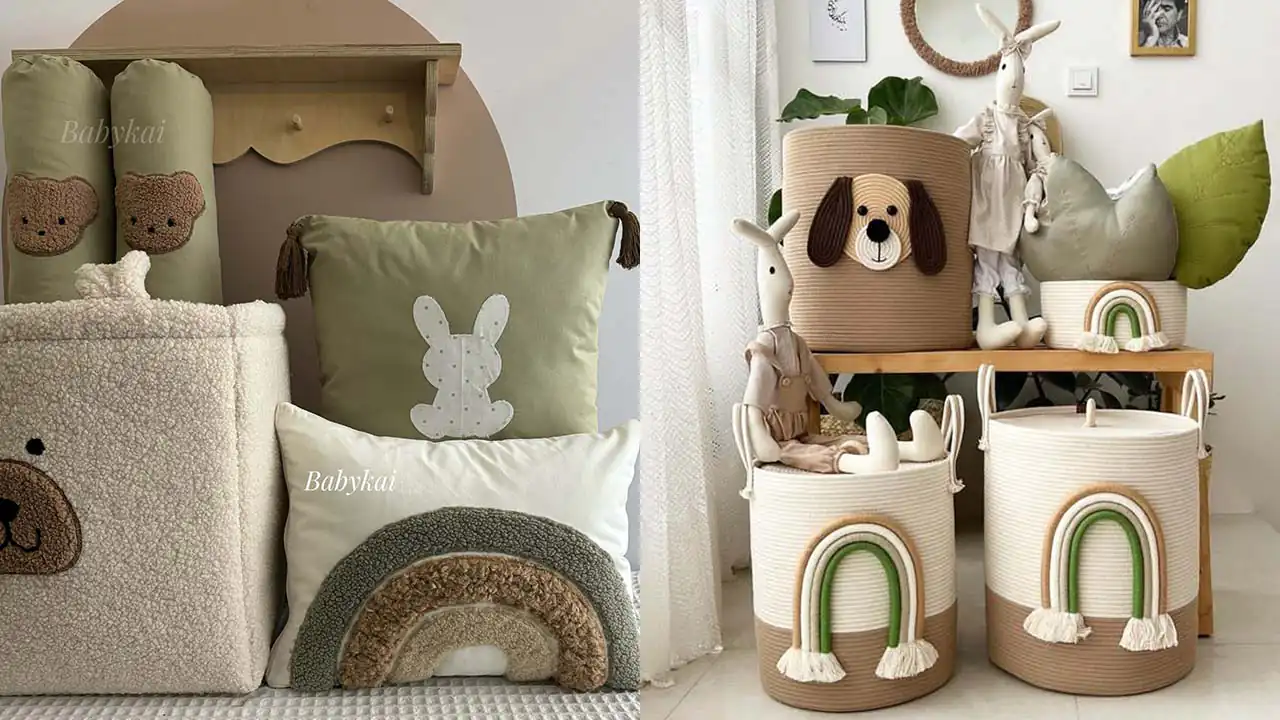 اکسسوری اتاق نوزاد + زیباترین مدل های اکسسوری های اتاق نوزاد