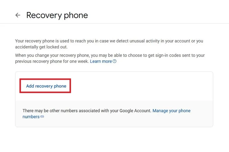 Recovery Phone