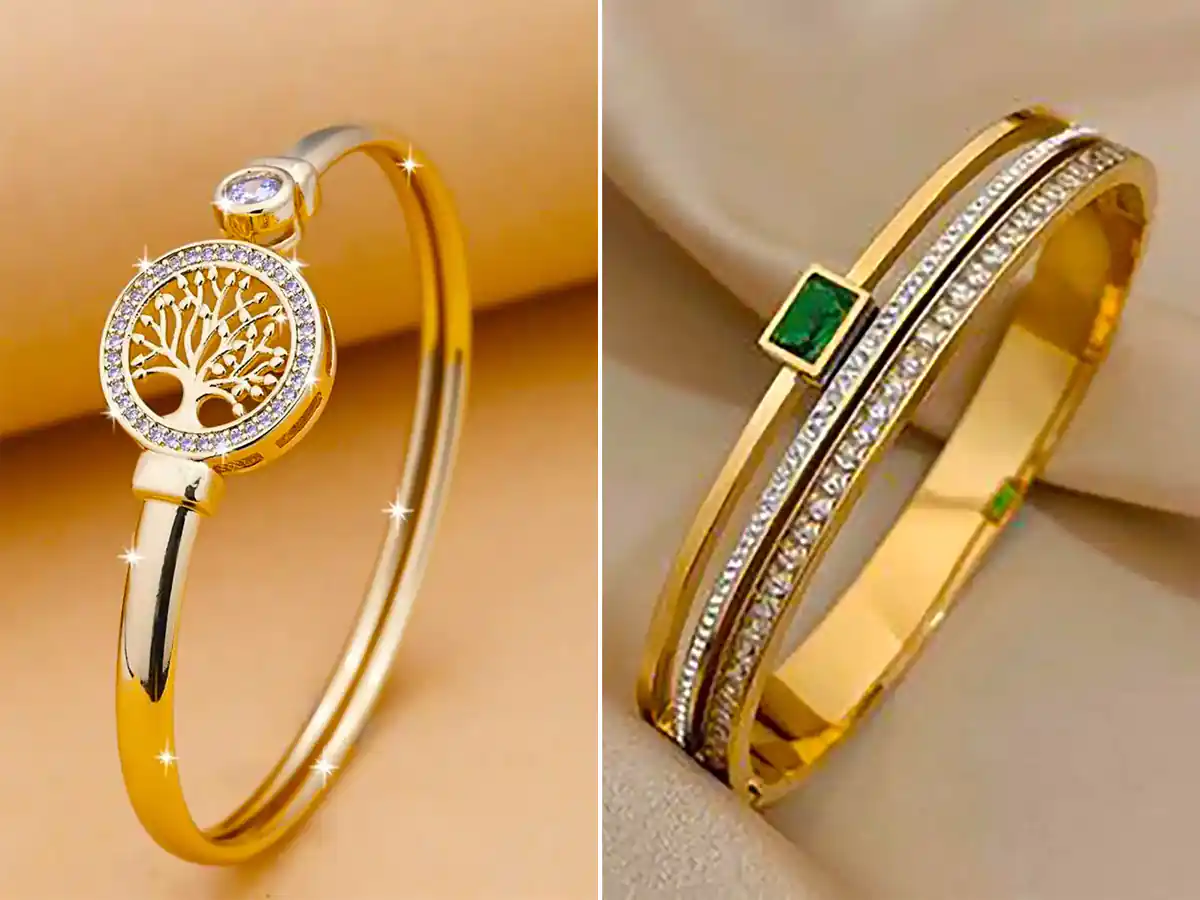 بنگل شیک طلا زنانه