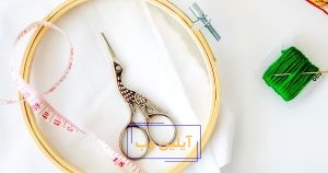 پارچه و نخ مناسب برای گلدوزی