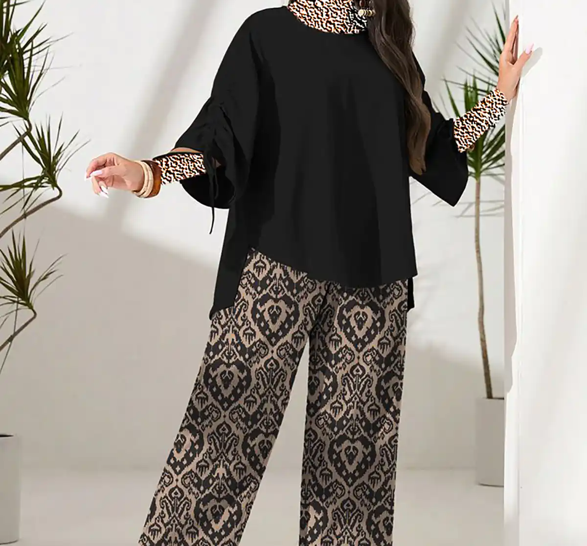 بلوز شلوار سایز بزرگ زنانه