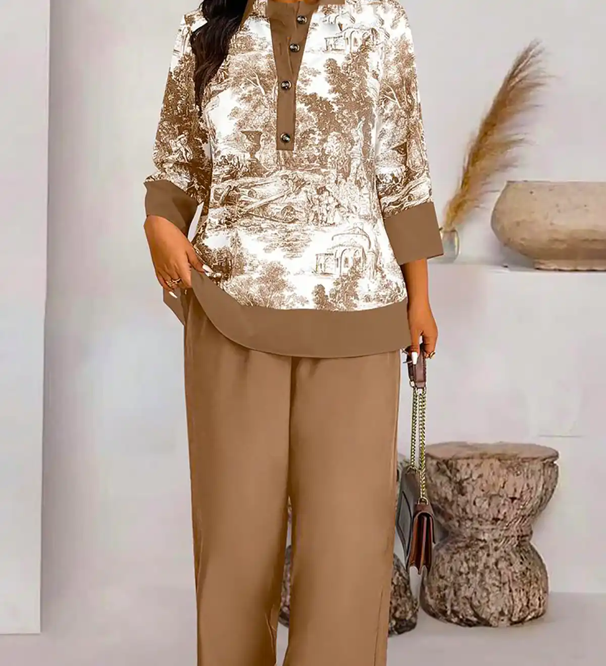 بلوز شلوار سایز بزرگ زنانه