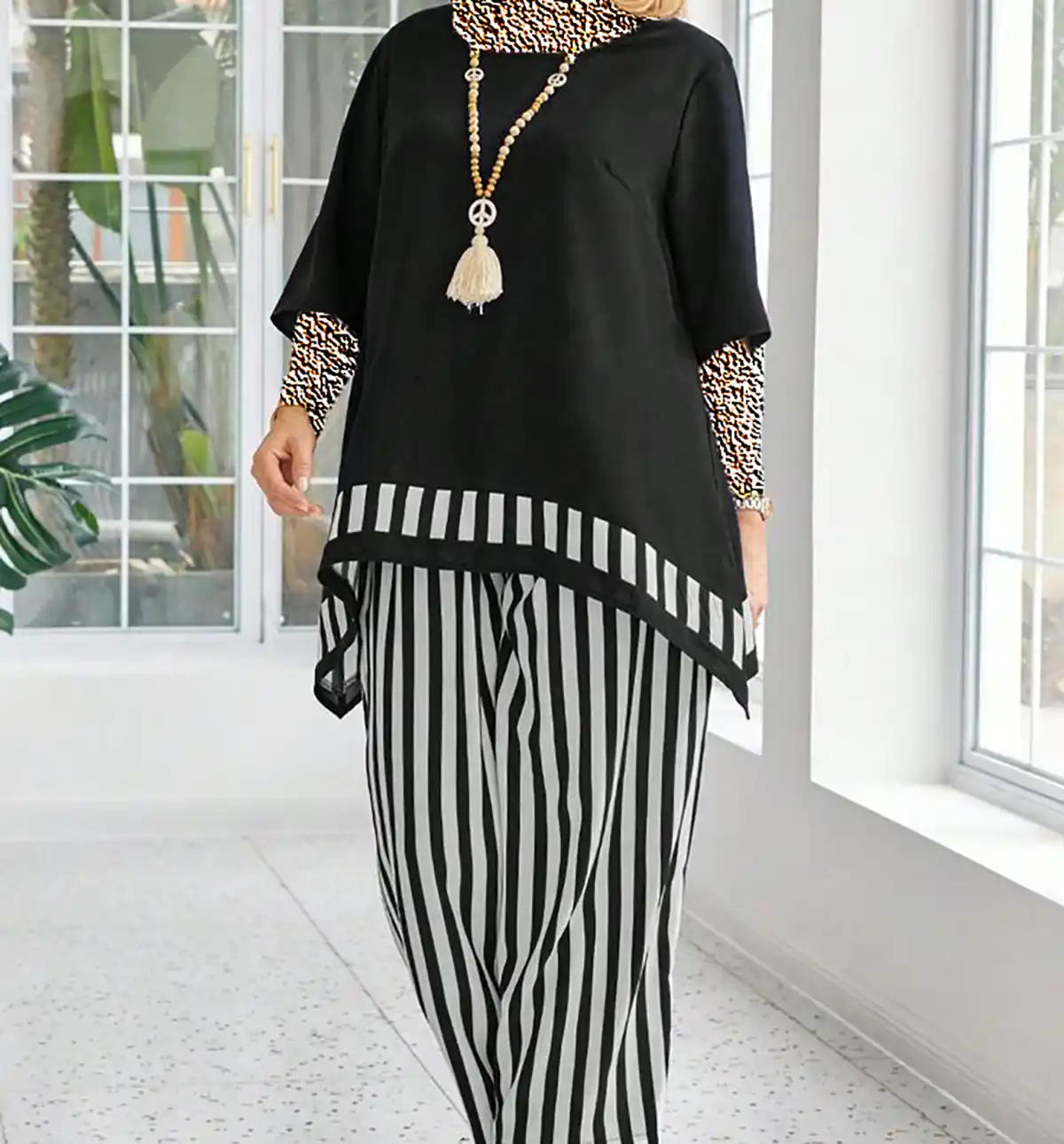 بلوز شلوار سایز بزرگ زنانه