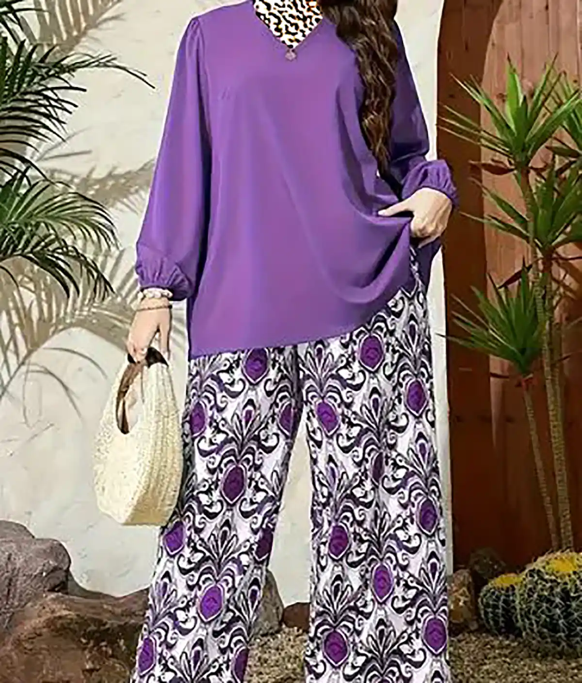 بلوز شلوار سایز بزرگ زنانه