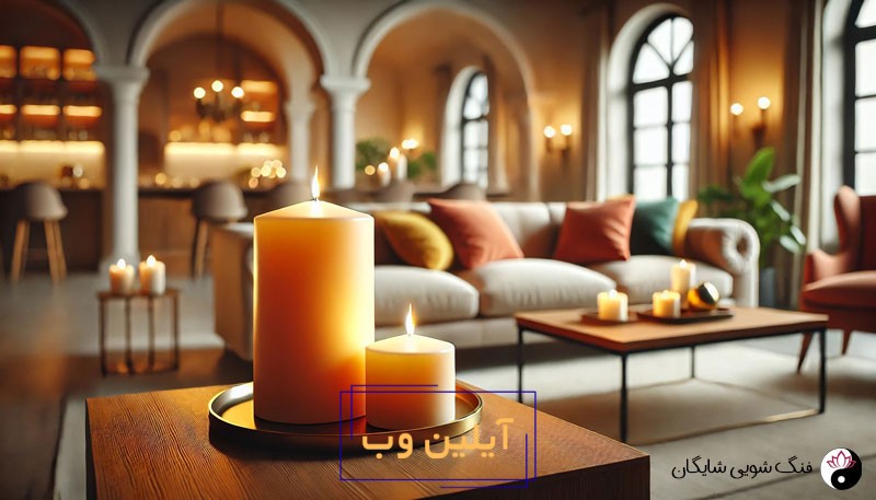 معنی رنگ شمع ها در فنگ شویی