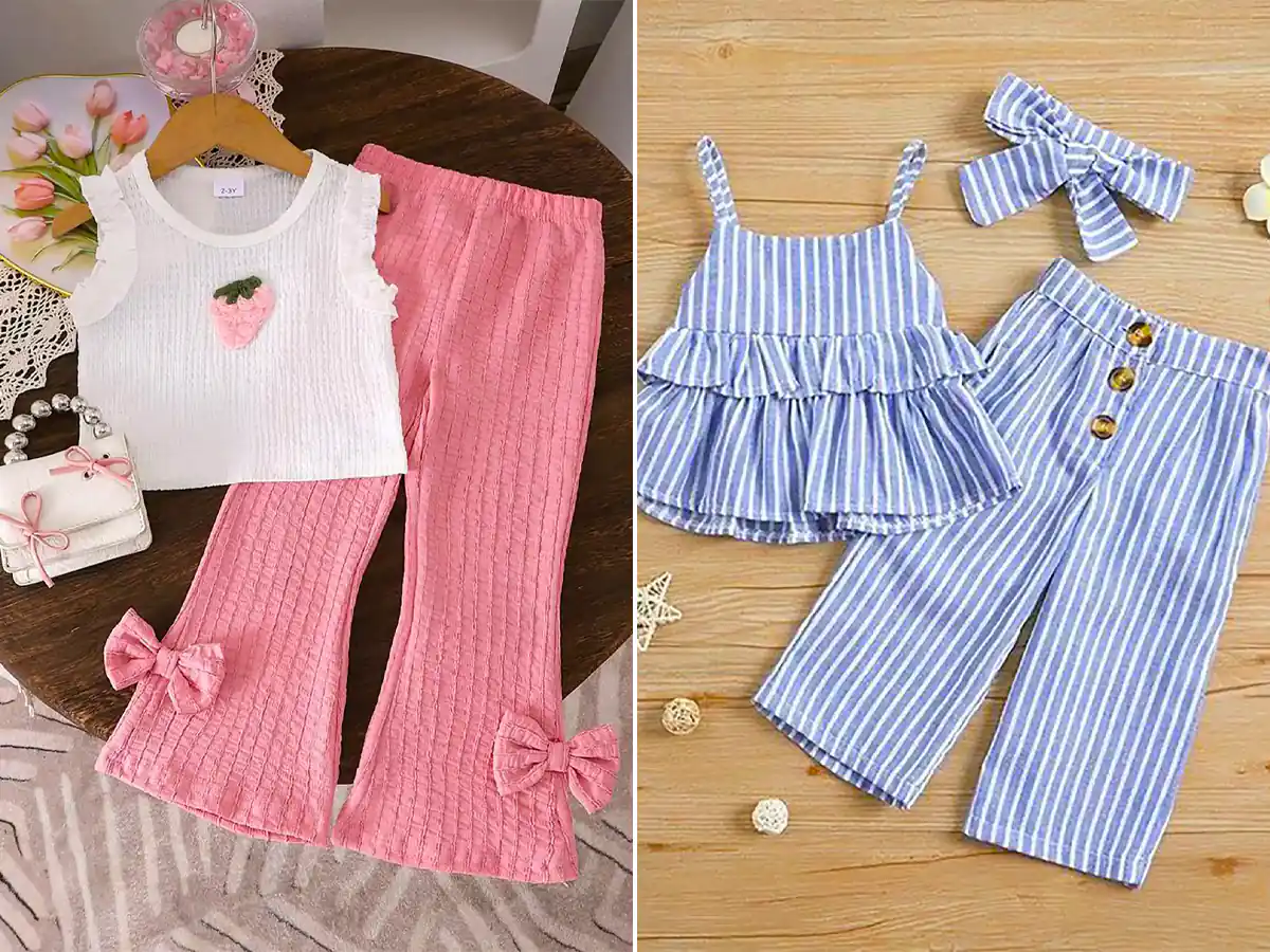 کراپ شلوار جدید بچه گانه