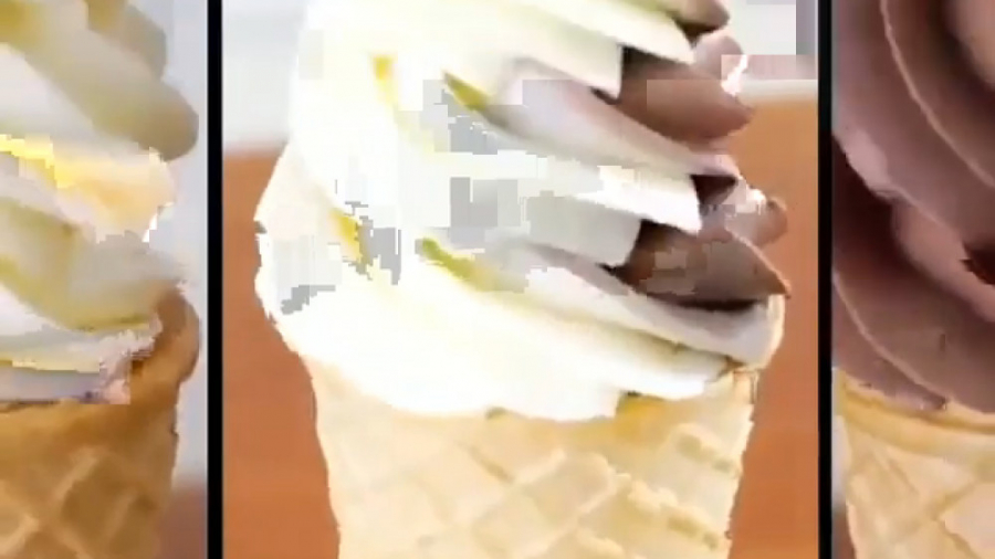 طرز تهیه بستنی قیفی