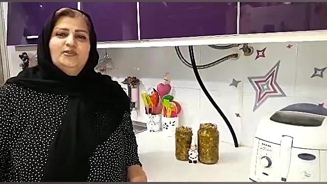 طرز تهیه ترشی بادمجون کبابی مخلوط