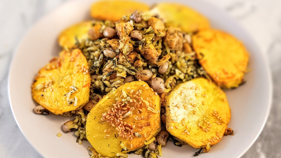 طرز تهیه پلو شوشتری با مرغ