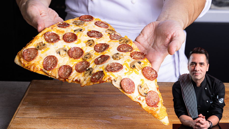 پیتزا پپرونی اسلایسی