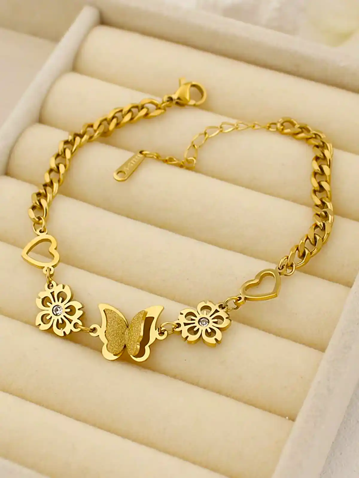 دستبند طلا شیک زنانه