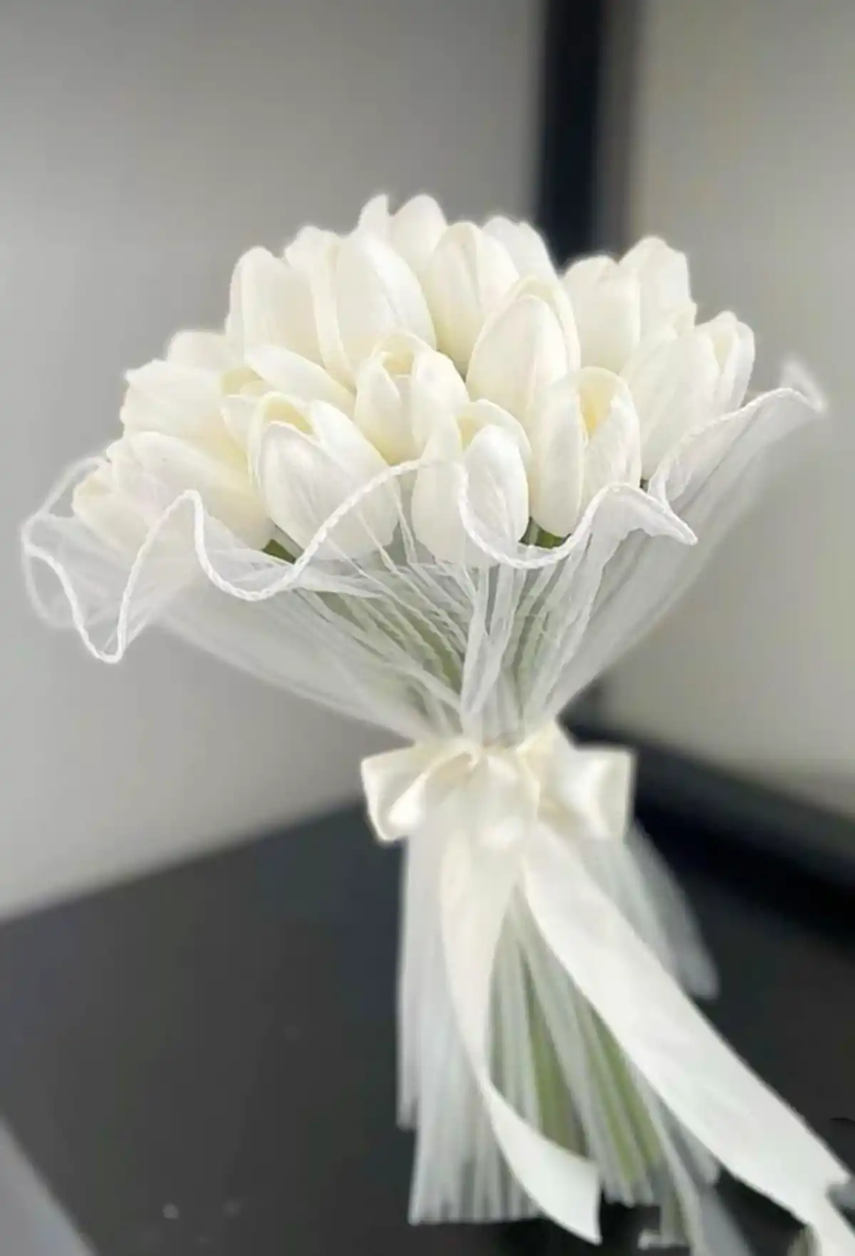 دسته گل سفید شیک