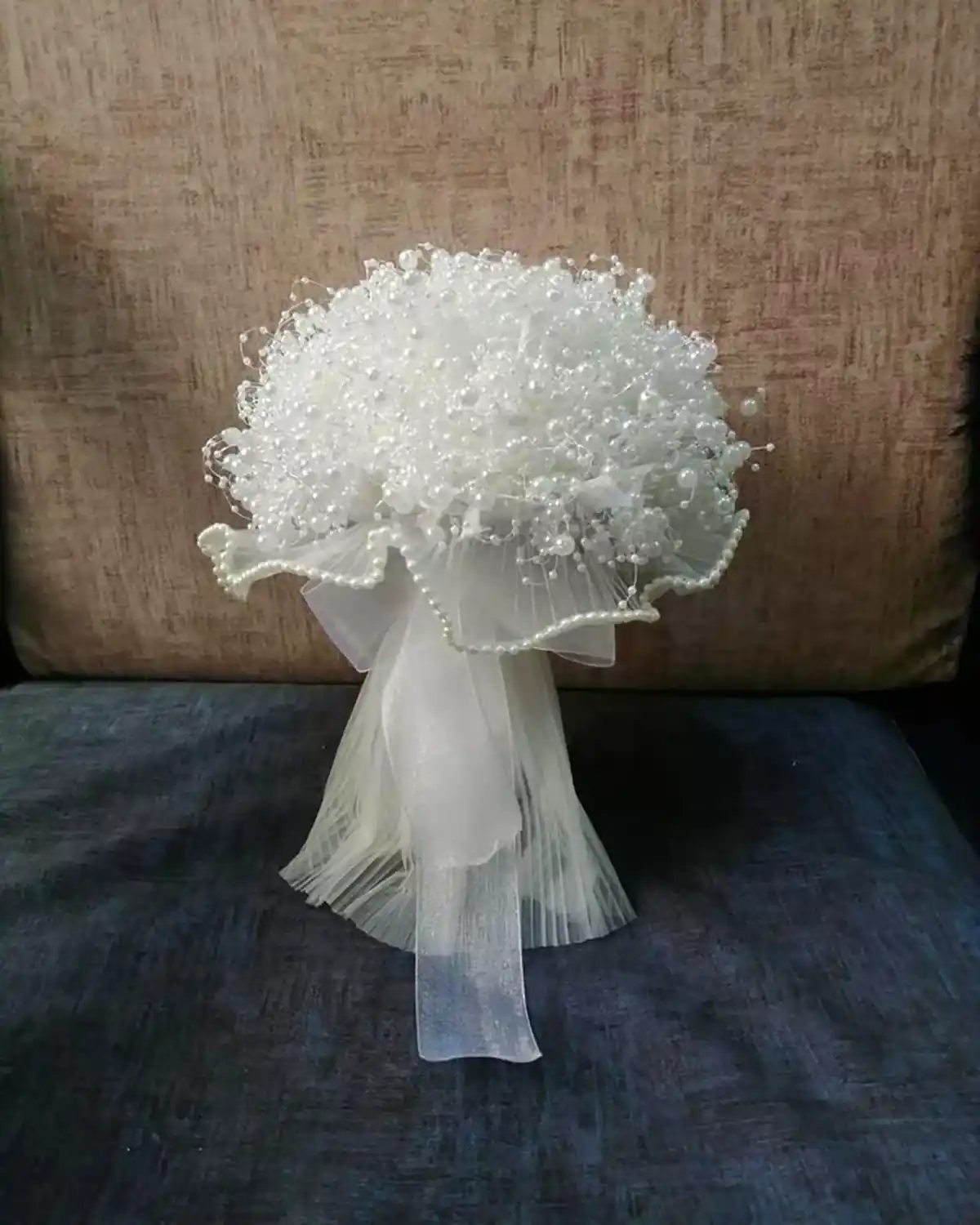 دسته گل سفید شیک