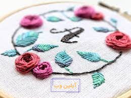 قیمت گلدوزی با دست
