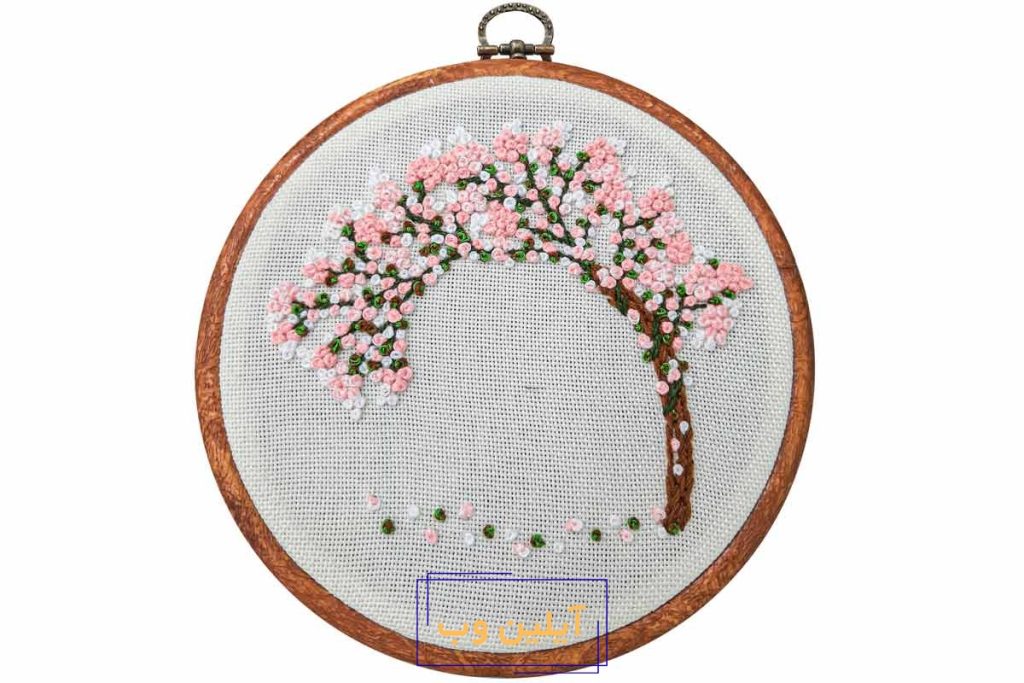 آموزش گره فرانسوی در گلدوزی