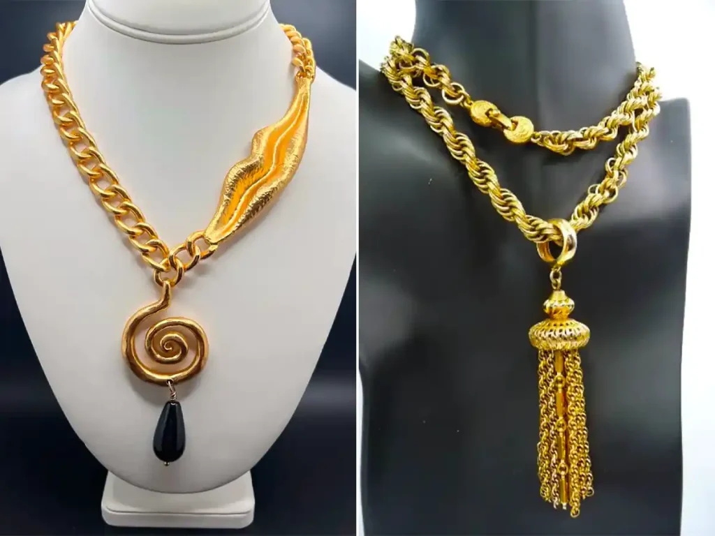 گردنی نمادار طلا شیک