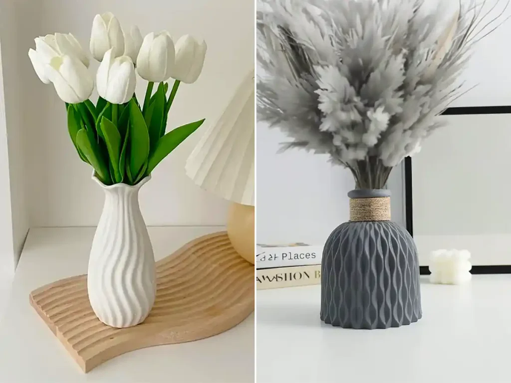 گلدان مینیمال سفالی