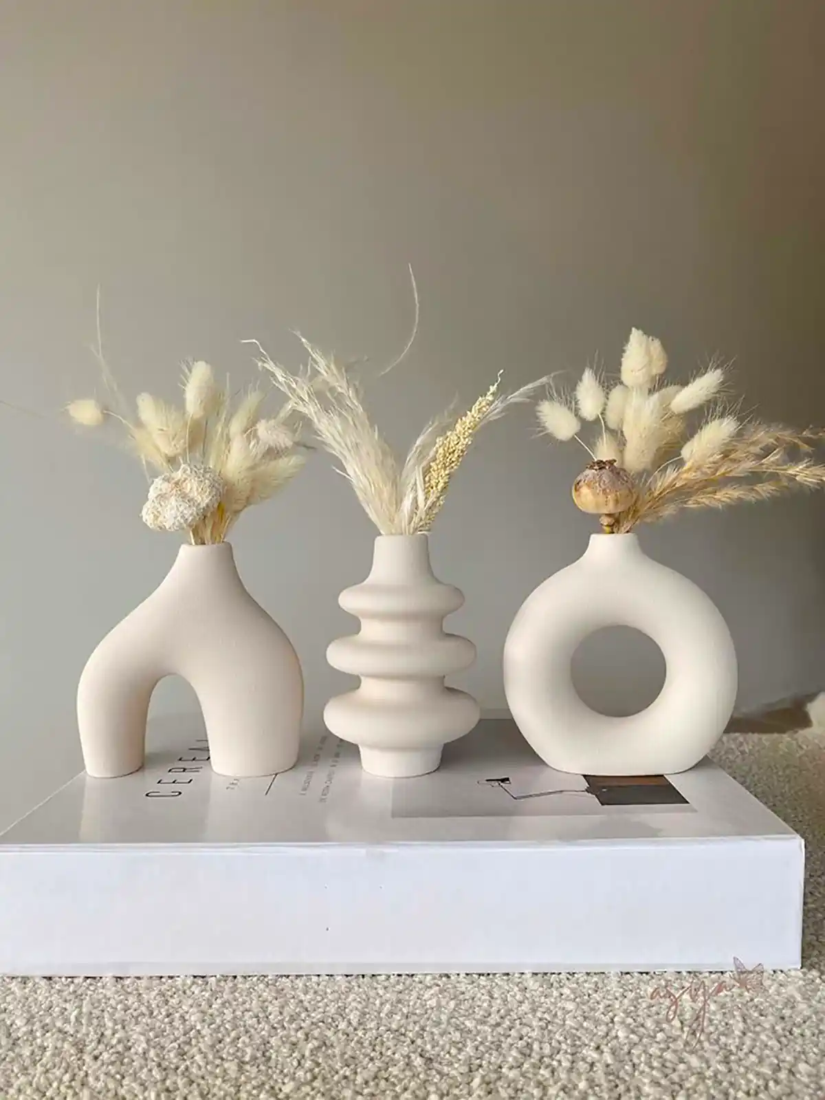 گلدان مینیمال سفالی