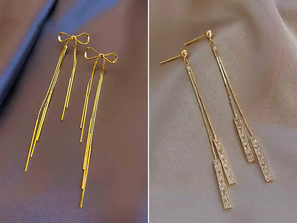 گوشواره آویزی زیبا و جدید