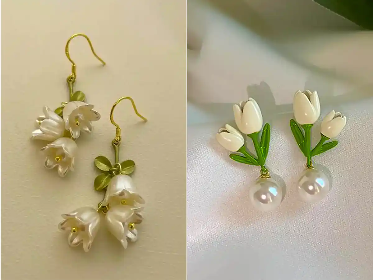 گوشواره فانتزی زیبا و ترند