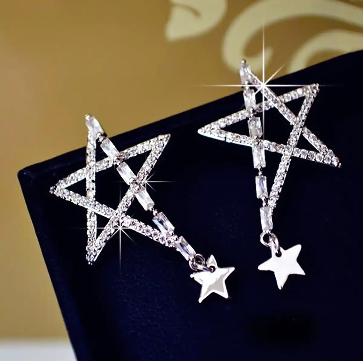 گوشواره نقره ستاره ای