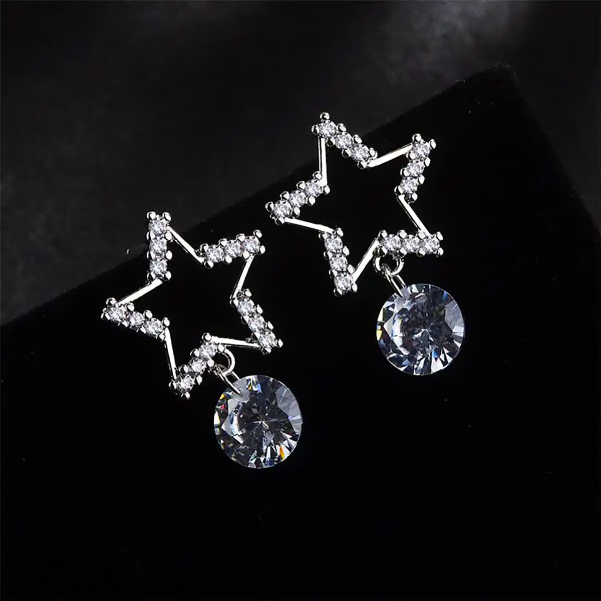 گوشواره نقره ستاره ای