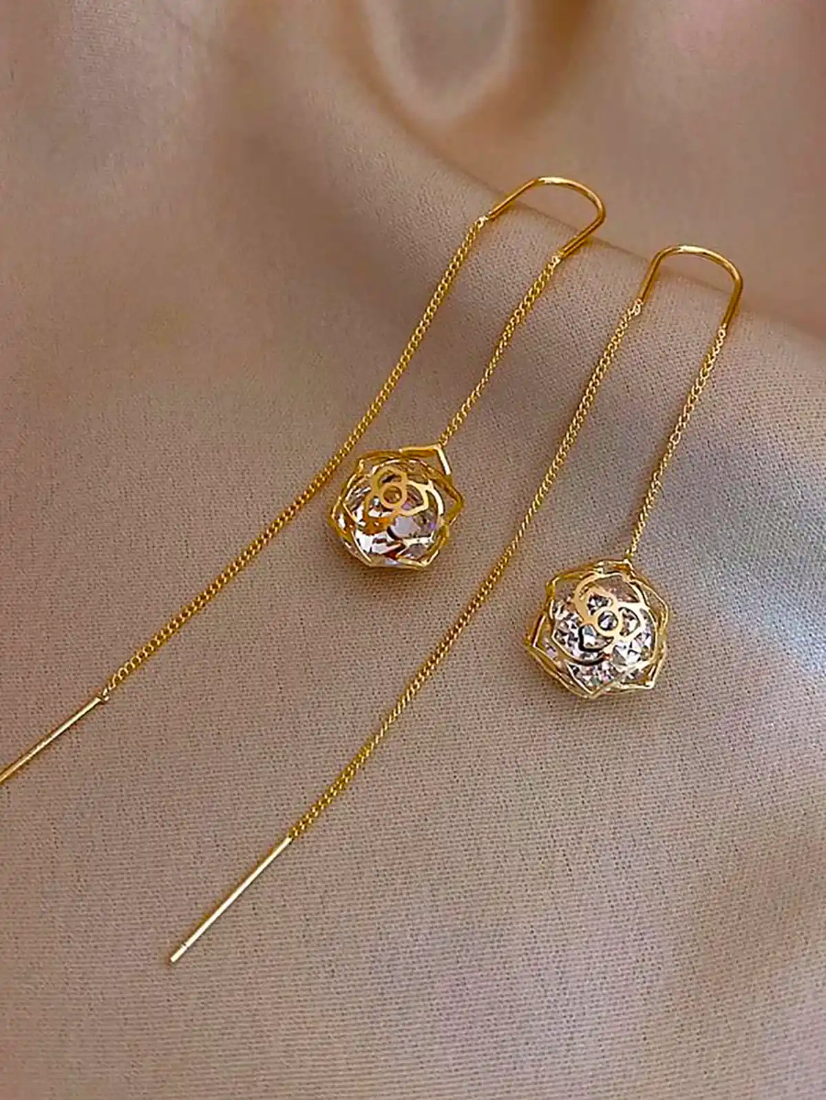 گوشواره سوزنی طلا ترند