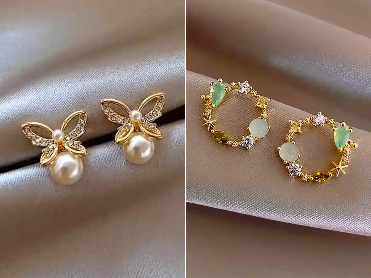 گوشواره طلا دخترانه خاص