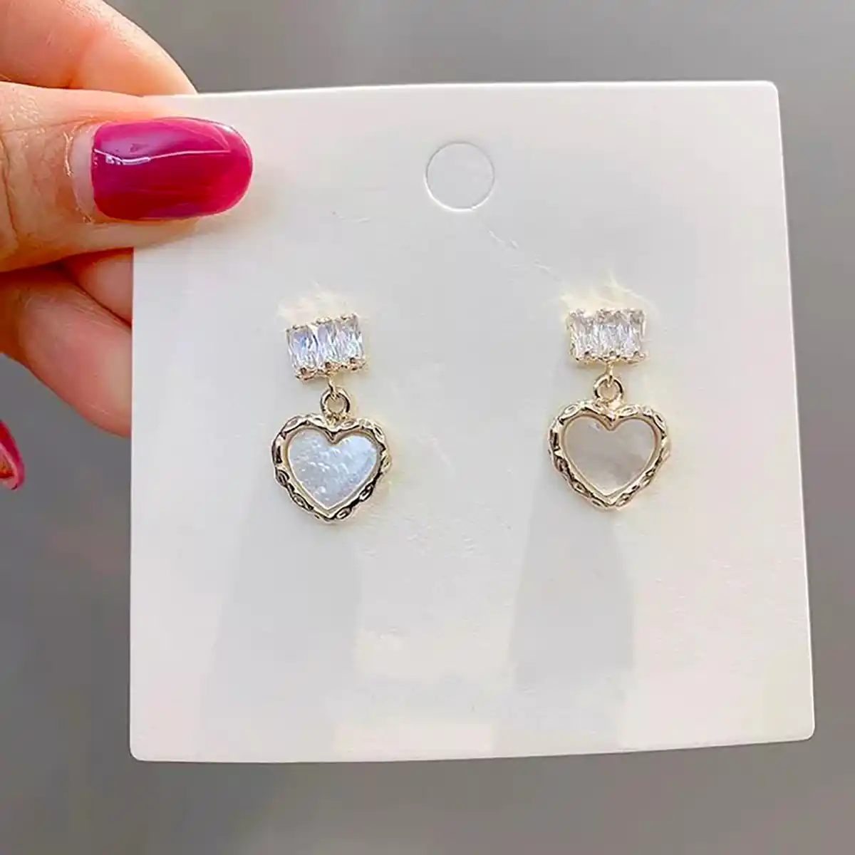 گوشواره میخی زیبا طلا