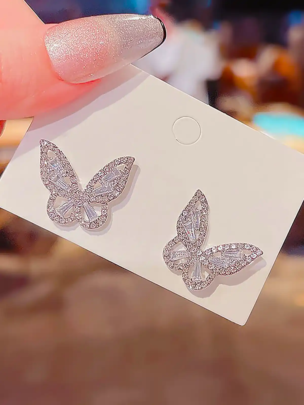 گوشواره میخی زیبا طلا