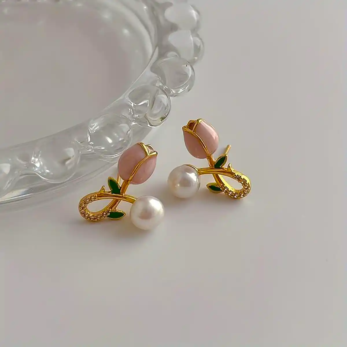 گوشواره میخی زیبا طلا