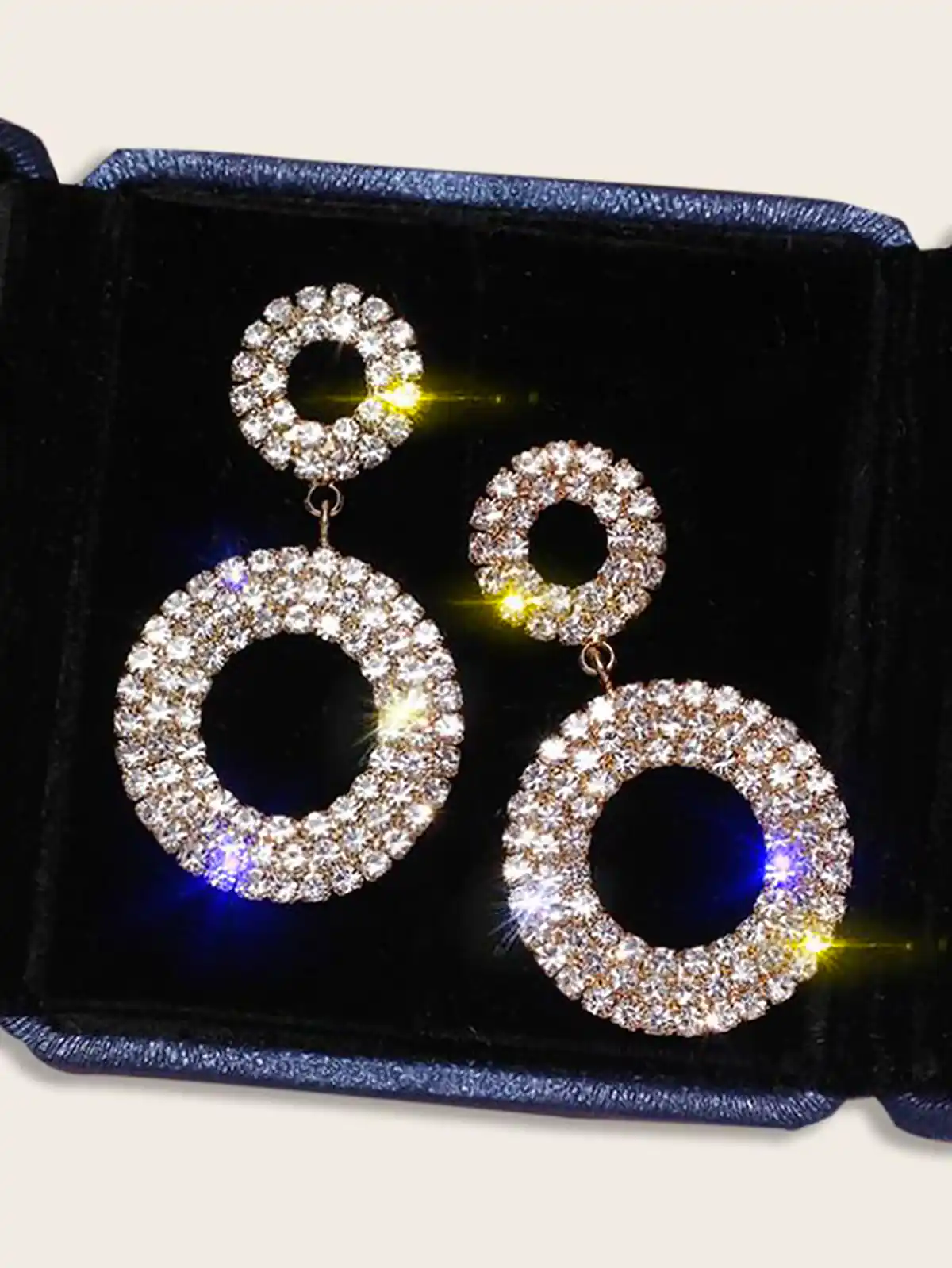 گوشواره طلا سفید زنانه